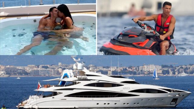 Cristiano ronaldo vacanza su uno yacht da 16 mln