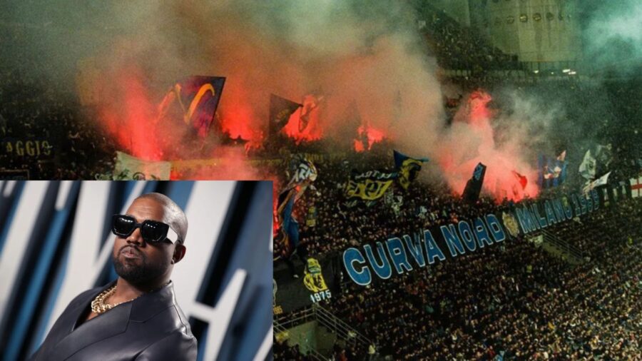 Curva nord milano kanye west vultures