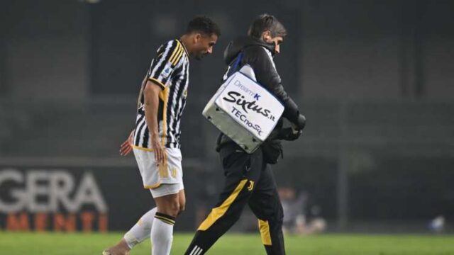 Danilo infortunio verona juventus