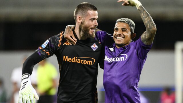 De gea para due rigori in fiorentina milan