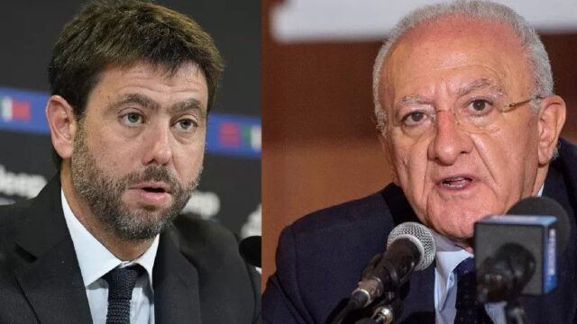 De luca contro agnelli