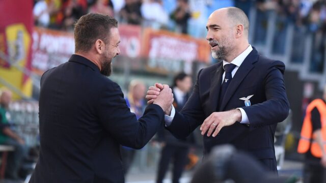 De rossi e tudor tifano atalanta in europa league