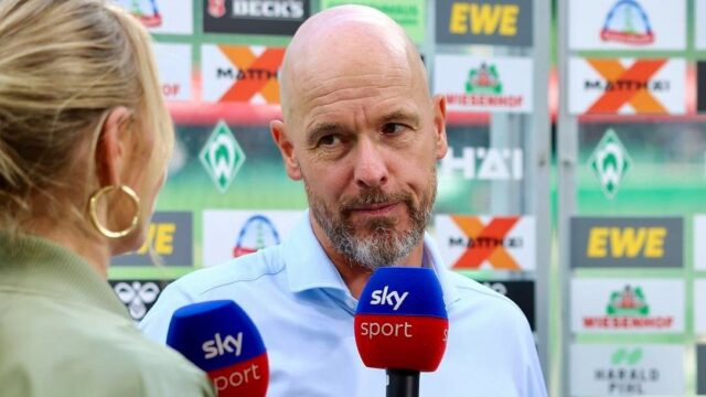 Deutschland fussball bundesliga 2025 26 2 spieltag erik ten hag germany bundesliga 2025 26 2 matchday erik ten hag copyright xaymanxalahmedxjpg