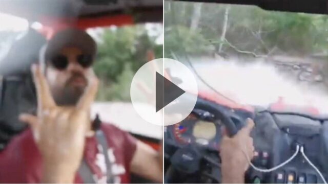 Diego costa guida folle sul buggy