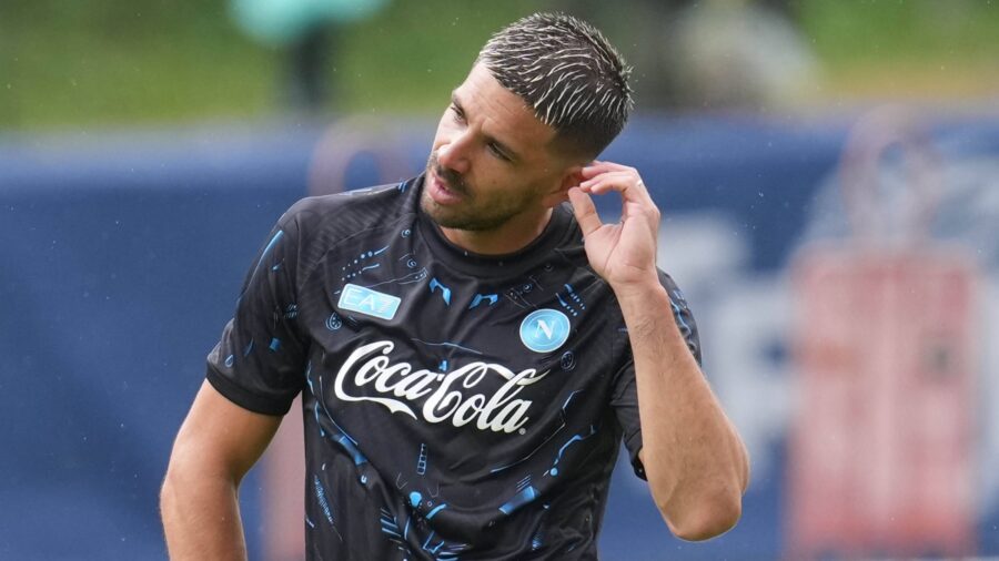 Dimaro italy giovanni simeone of ssc napoli during the pre season training session in dimaro italy copyright xfotoagenziaxjpg