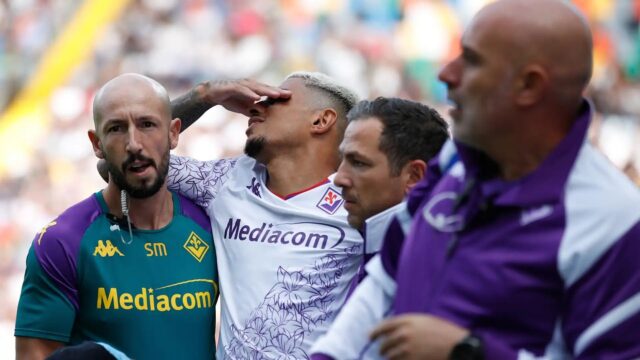 Dodo fiorentina infortunioy