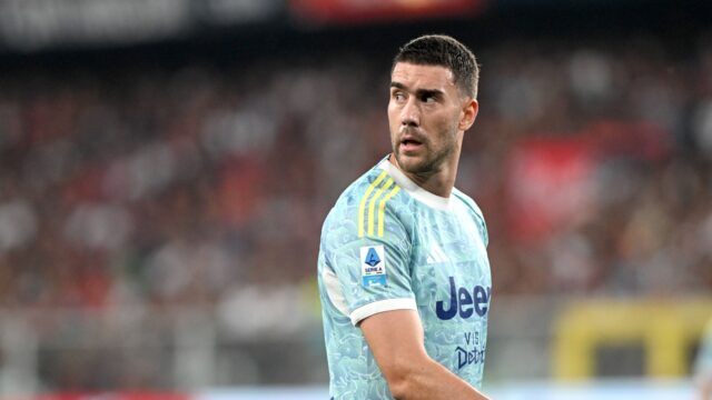 Dusan vlahovic juventus serie a 2025 26 pisa roma 0 1 azione action single shot gesti serie a 2025 26 genoa juventus 0 1jpg