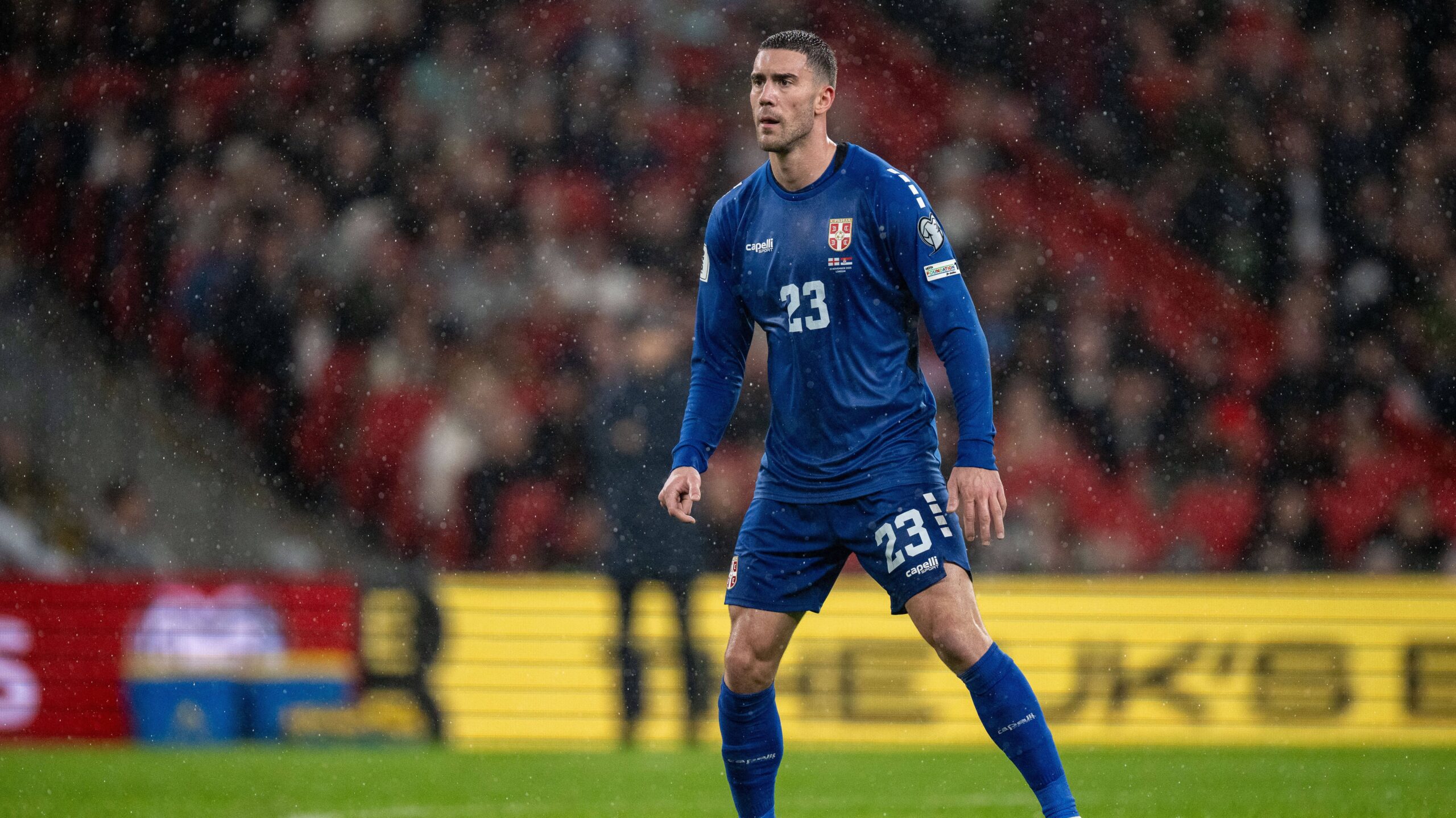 Vlahovic a riposo con la Serbia