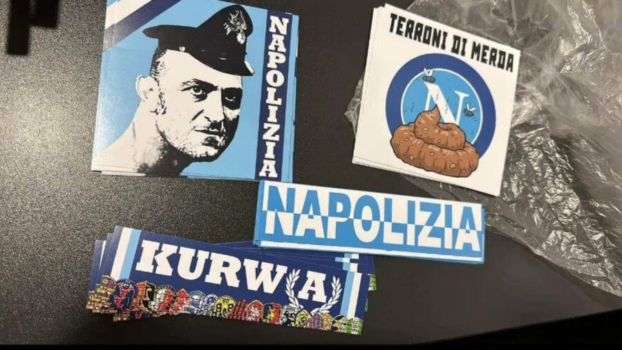 Eintracht francoforte napoli adesivi