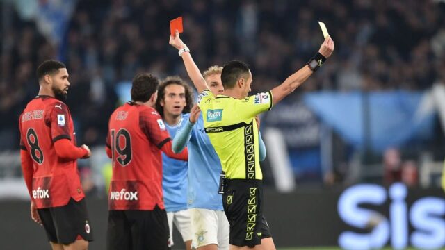 Espulsioni lazio milan di bello