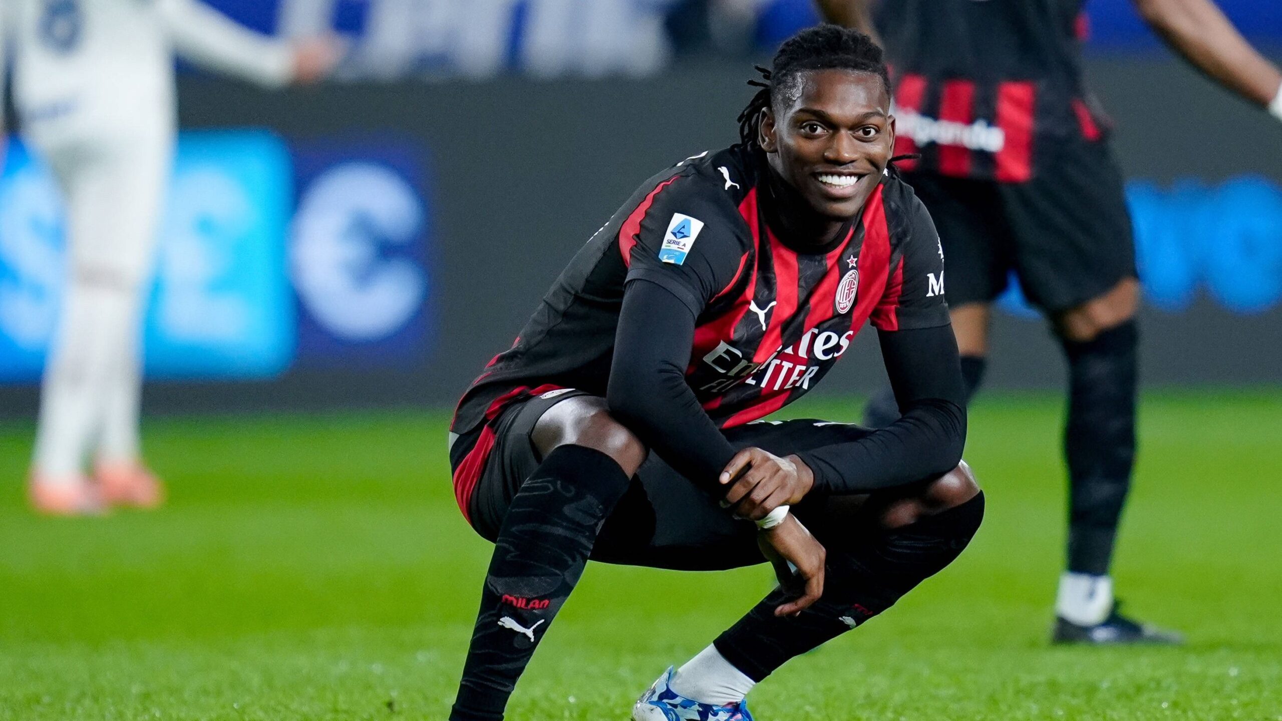 Leao con la prima maglia del Milan
