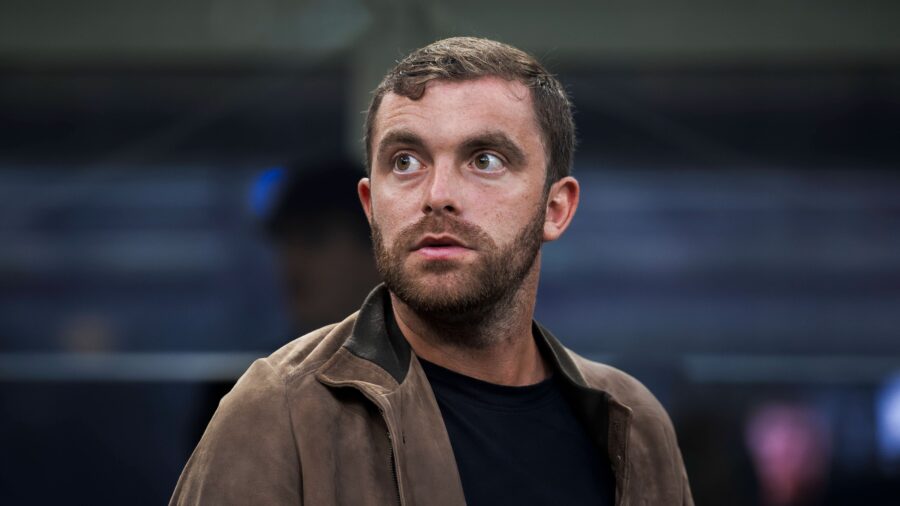Fc internazionale v ss lazio serie a fabrizio romano attends the serie a football match between fc internazionale and ss lazio milan italy copyright xnicoloxcampoxjpg