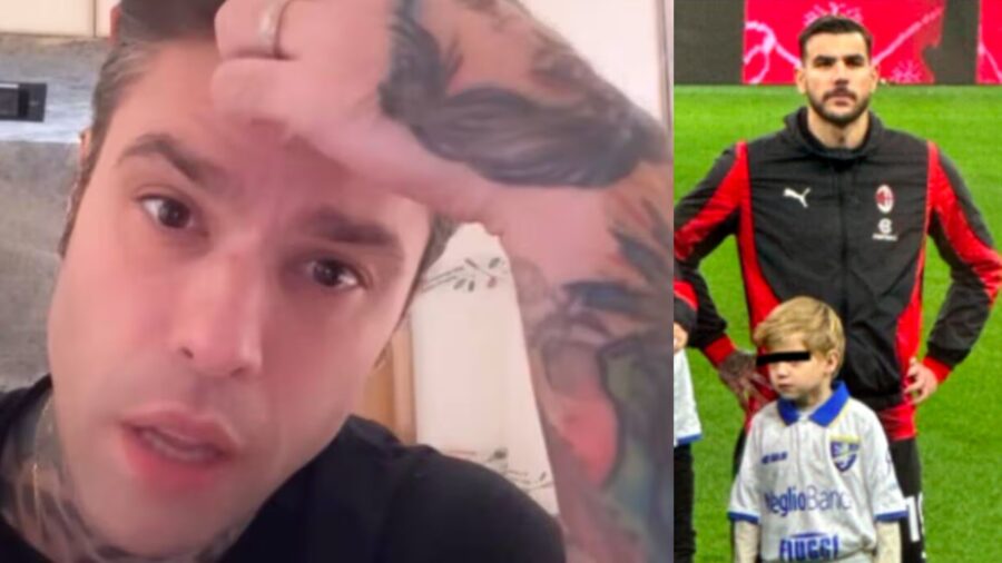 Fedez sbrocca sui social dopo la foto di leone con theo