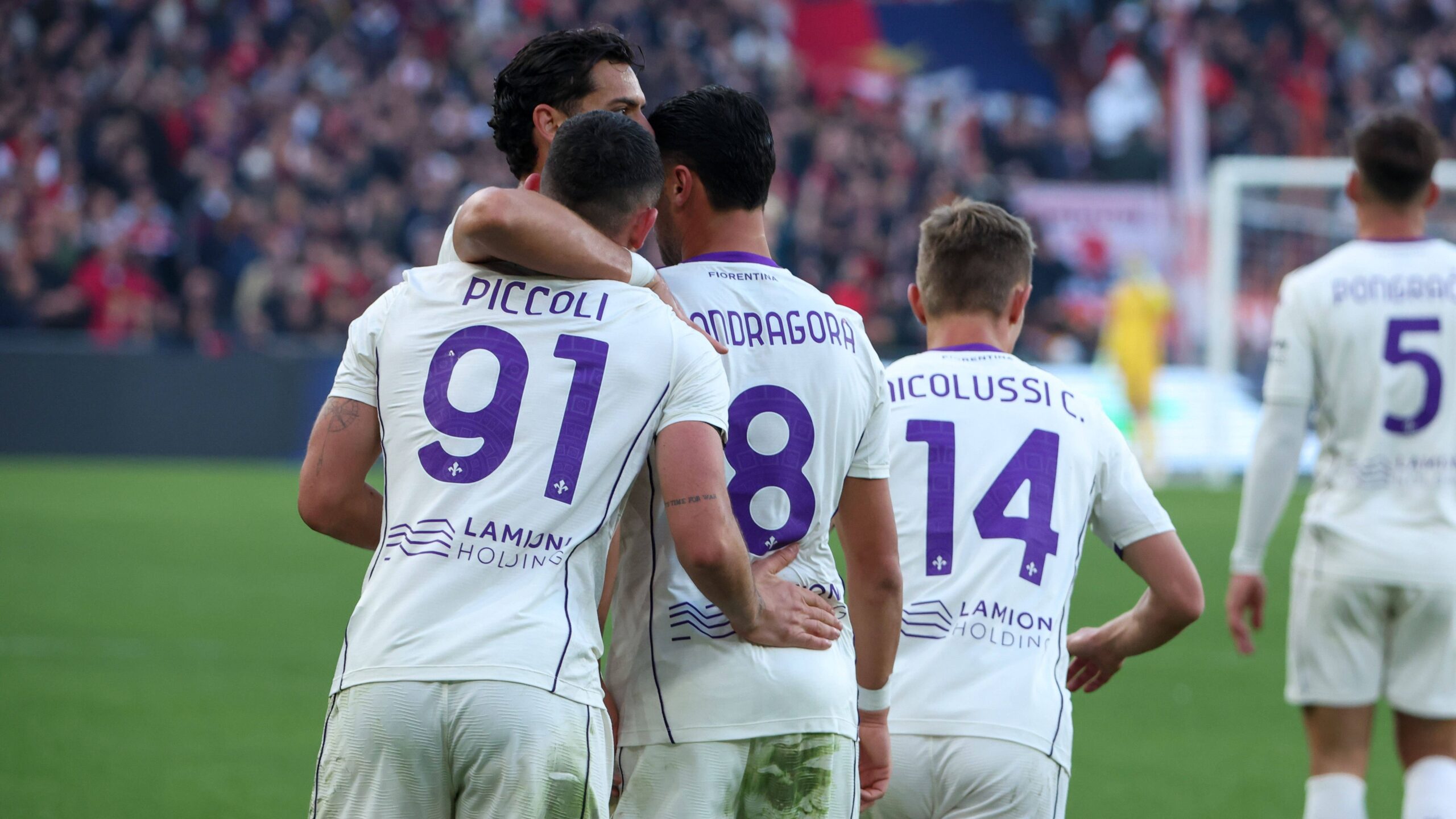 Pareggio della Fiorentina a Genova