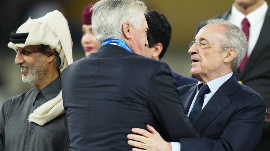 Florentino perez real madrid carlo ancelotti