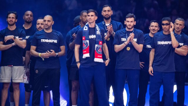 Football celebration du titre de champions deurope du paris sg 01 06 2025 fabian ruiz parisfrance copyright xbaptistexautissierxjpg
