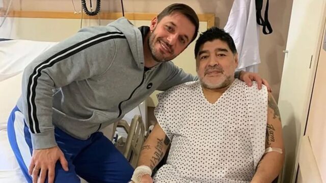 Foto shock di maradona
