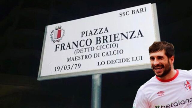 Franco brienza idolo della piazza barese