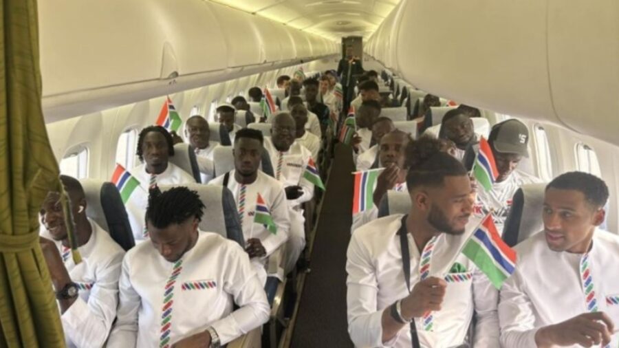 Gambia aereo