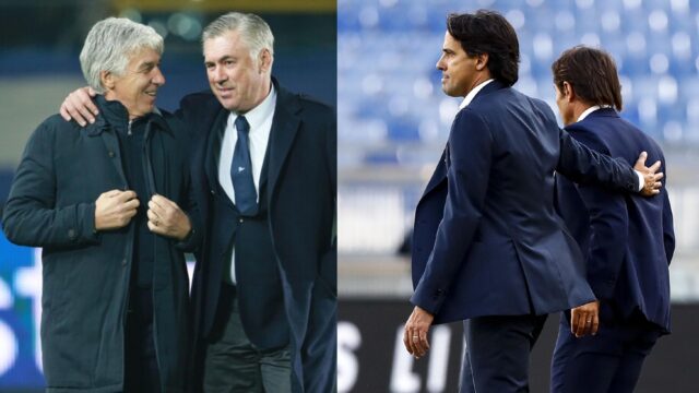 Gasperini ancelotti inzaghi conte