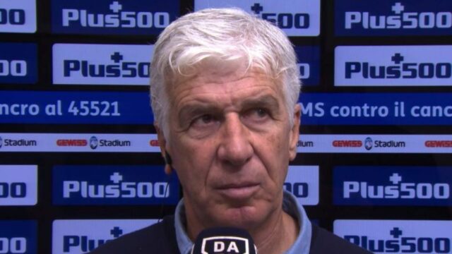 Gasperini gela il giornalista di dazn