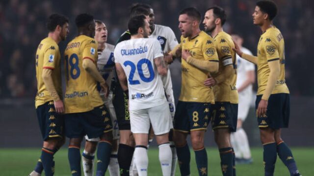 Genoa inter gol arnatuovic da annullare