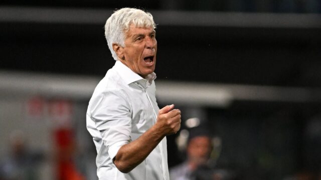 Gian piero gasperini coach roma serie a 2025 26 pisa roma 0 1 azione action single shot serie a 2025 26 pisa roma 0 1jpg