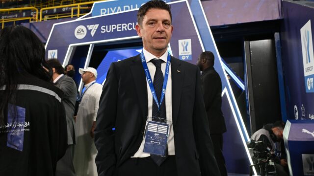 Gianluca rocchi referee during the italian supercup final match between napoli 0 1 inter at al awwal stadium on january 22 2024 in riyad italy noxthirdxpartyxsales 241594625jpg