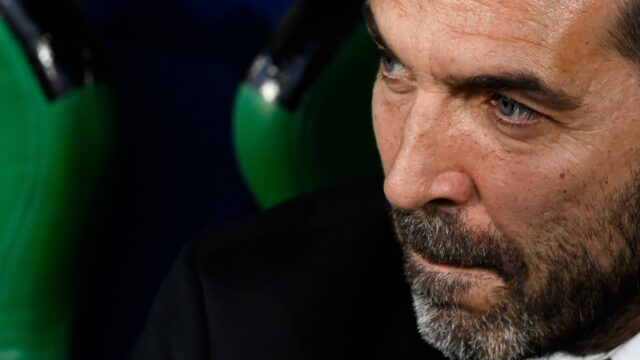 Gianluigi buffon during the fifa 2026 qualifier football match between italy and moldova at citta del tricolore stadium in reggio emilia italy june 9 2025 andreaxstacciolijpg
