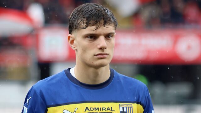 Giovanni leoni parma serie a 2024 25 monza vs parma 1 1 15 03 2025 primo piano head shot close up serie a 2024 25 monza parma 1 1jpg