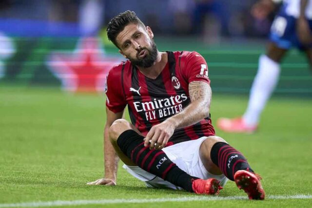 Giroud infortunato