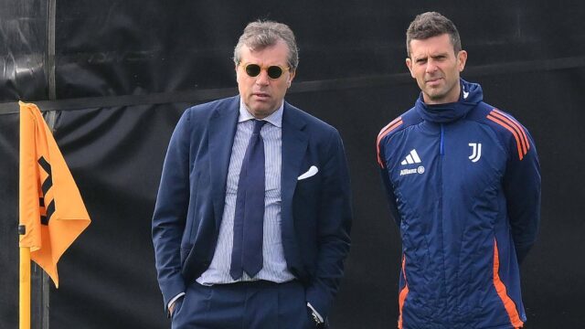 Giuntoli e thiago motta rischiano il posto alla juve