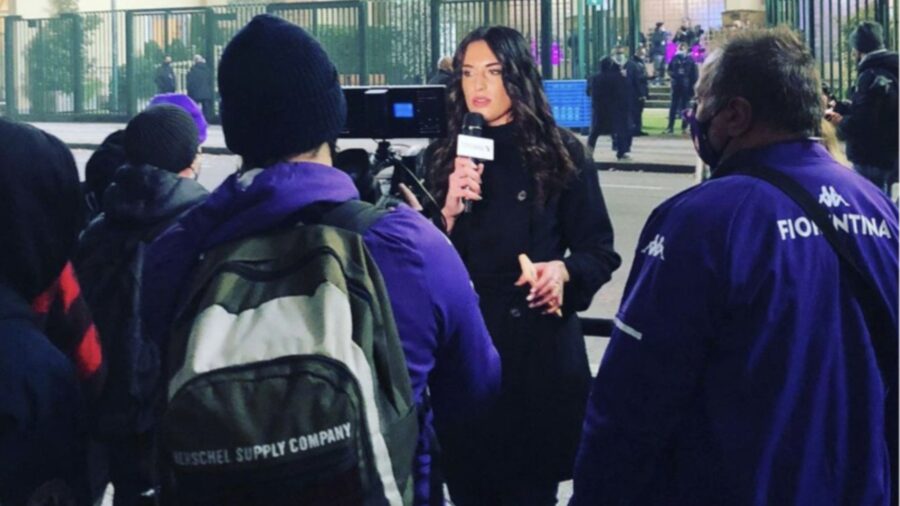 Greta beccaglia in diretta tv