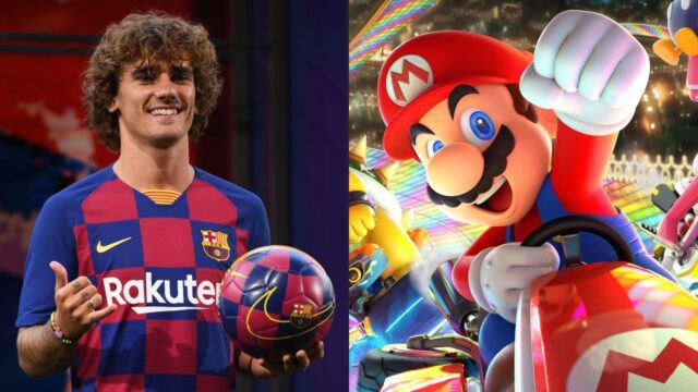 Griezmann compra mario kart