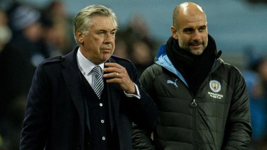 Guardiola e ancelotti