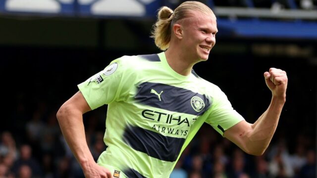 Haaland gol everton