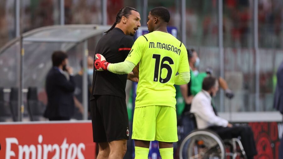 Ibrahimovic confronto con maignan