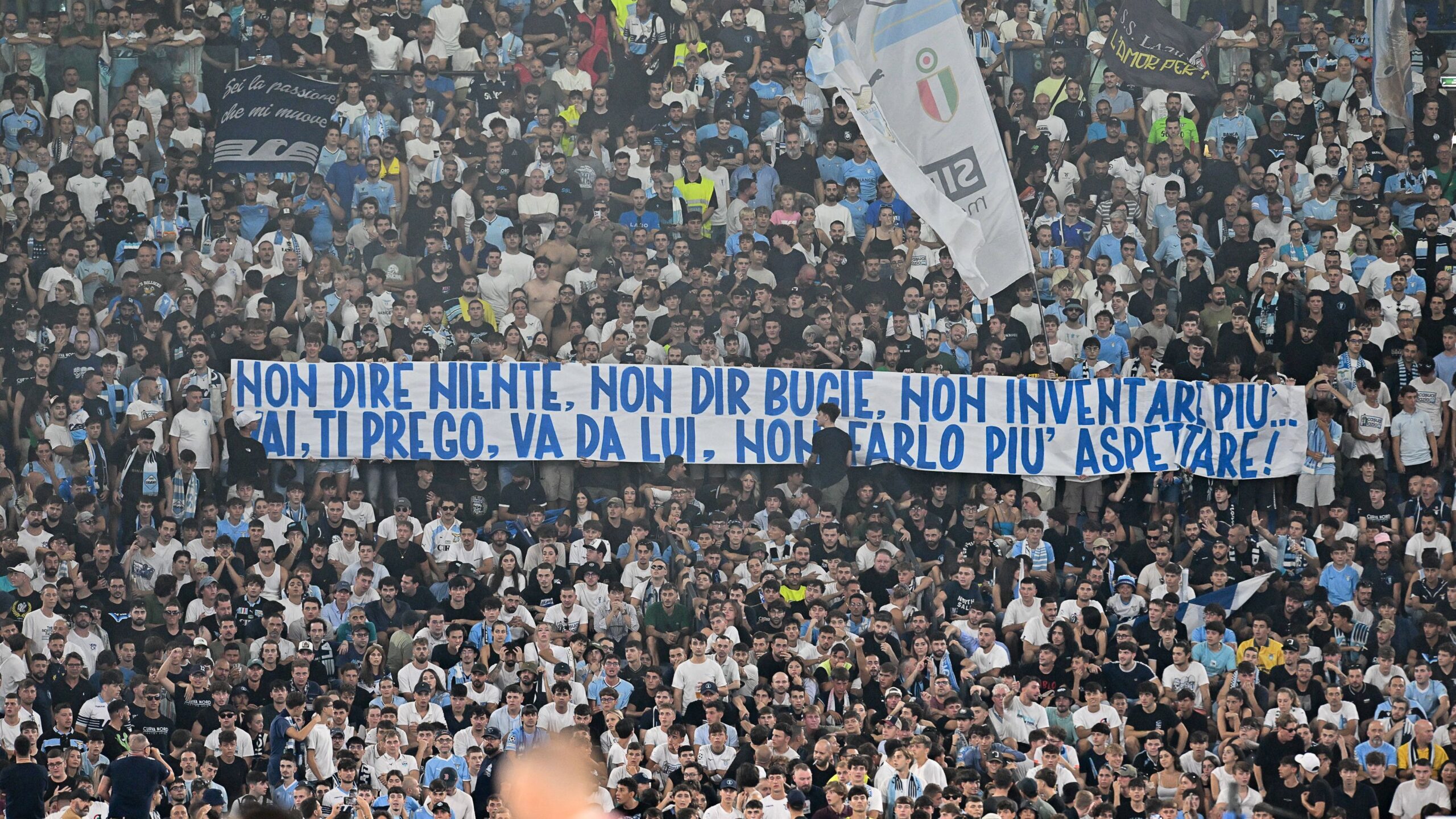Lazio, la tensione tra Lotito e i tifosi resta alta