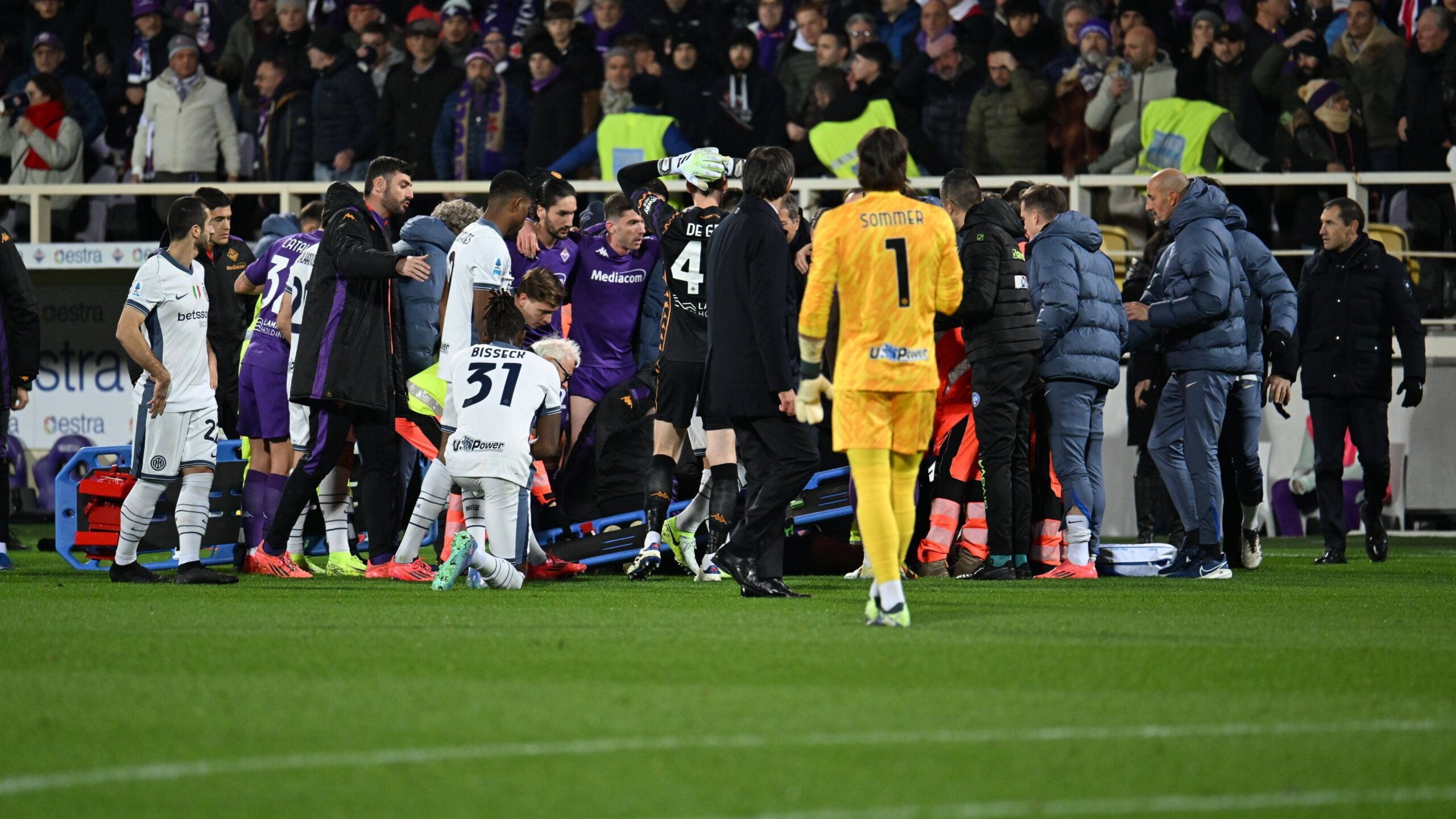 Edoardo Bove colpito da malore in Fiorentina-Inter del 1 dicembre 2024