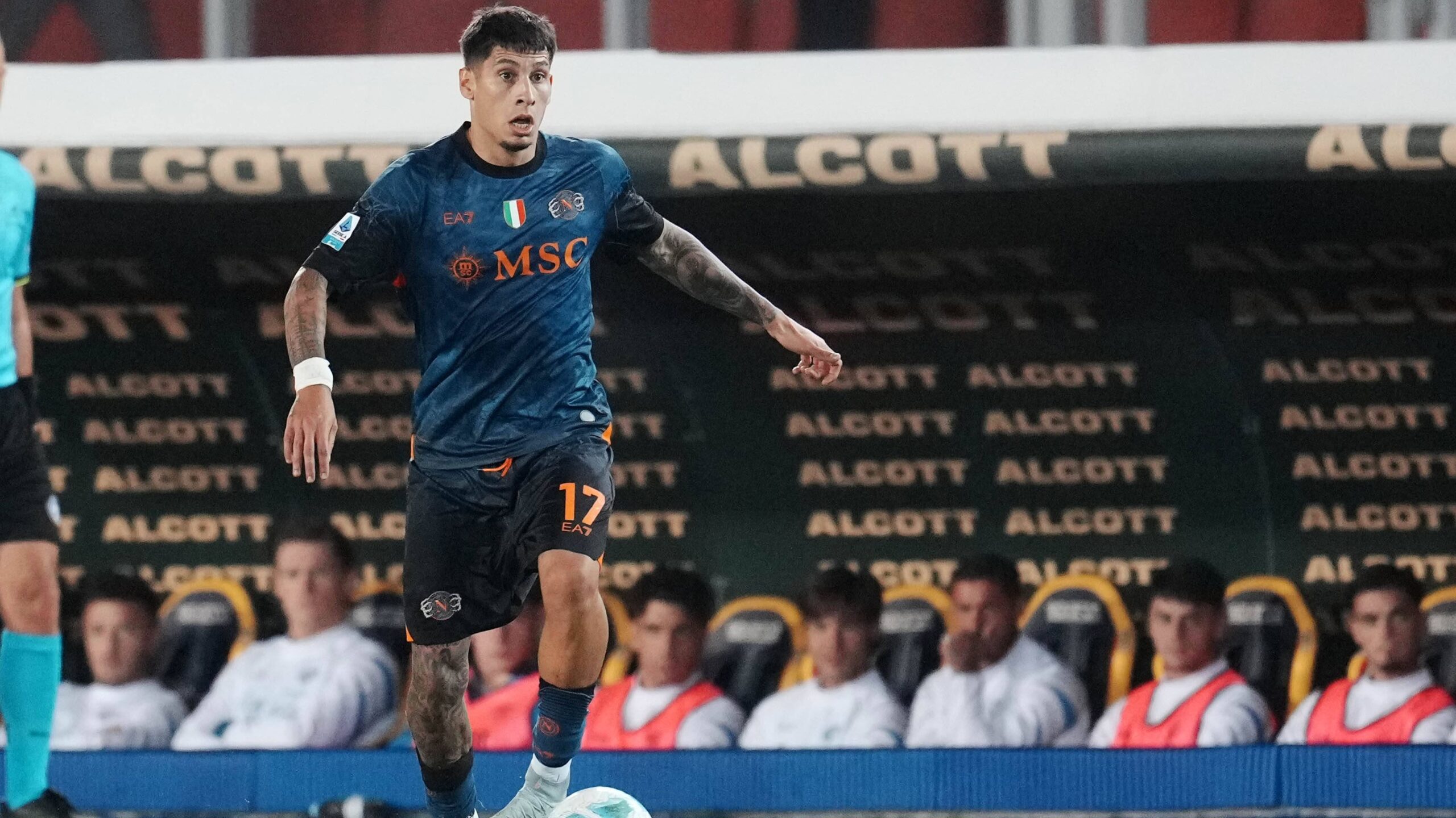 Mathias Olivera titolare contro il Qarabag