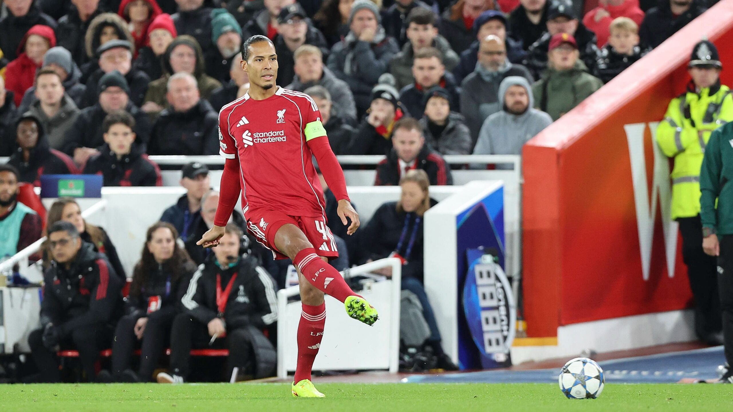 Virgil Van Dijk, capitano del Liverpool