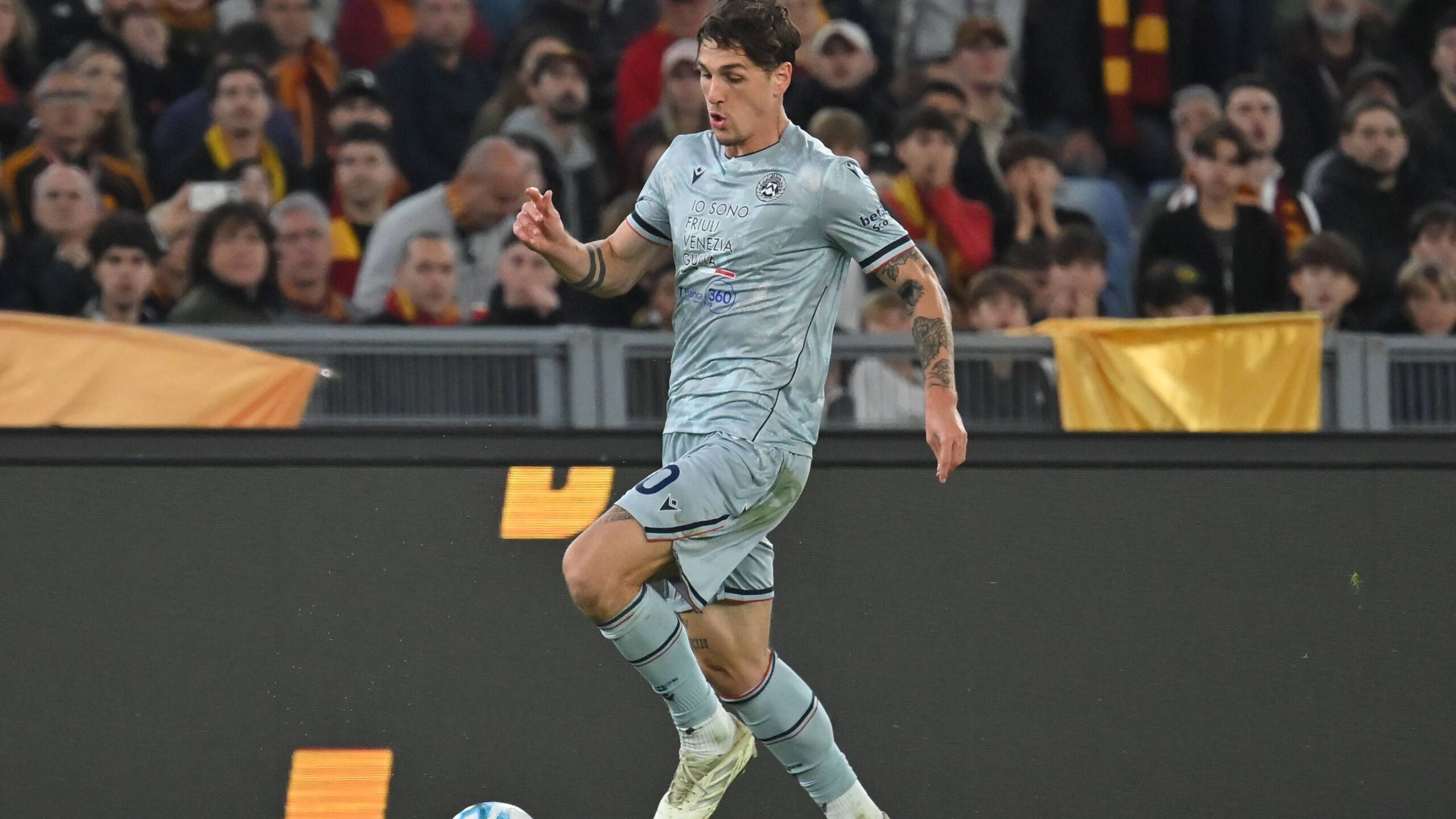 Nicol&ograve; Zaniolo, protagonista di un buon avvio di stagione con la maglia dell'Udinese