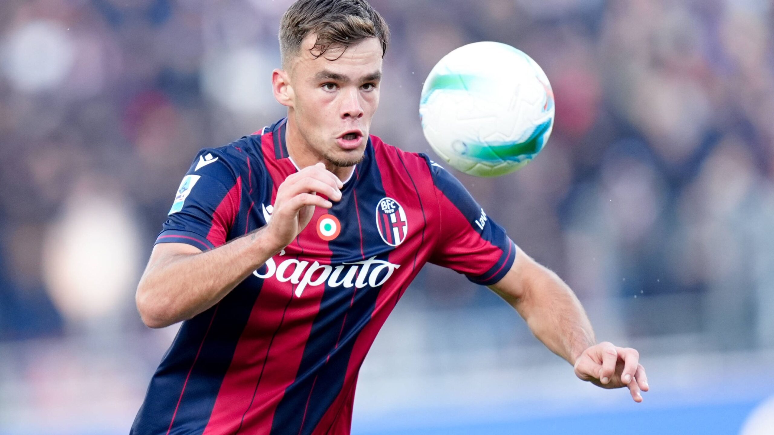 Thijs Dallinga, alla seconda stagione con la maglia del Bologna