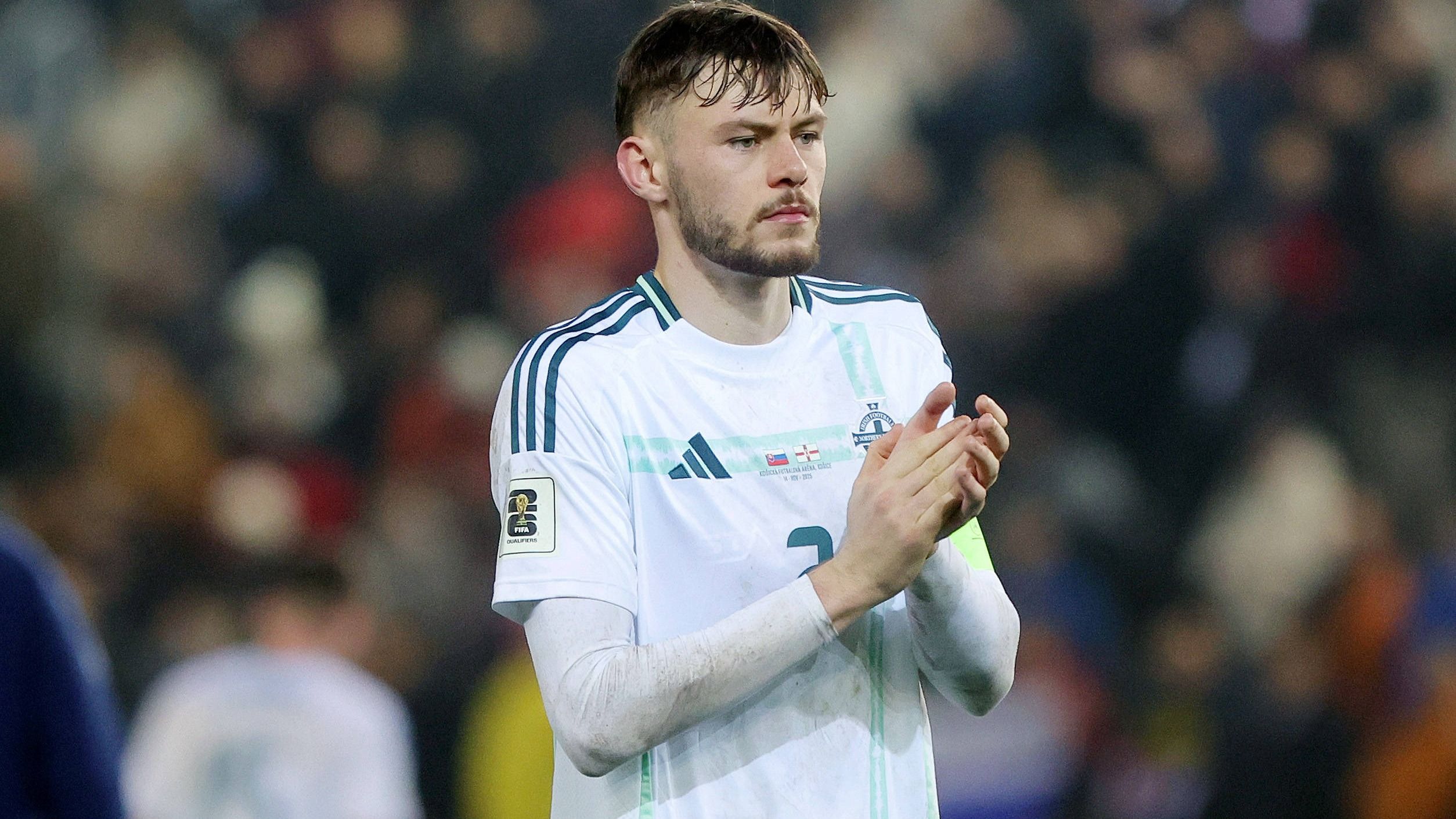 Conor Bradley, uno dei giocatori pi&ugrave; rappresentativi dell'Irlanda del Nord