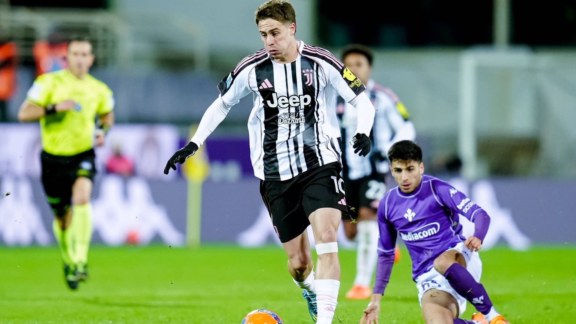 Kenan Yildiz contro la Fiorentina