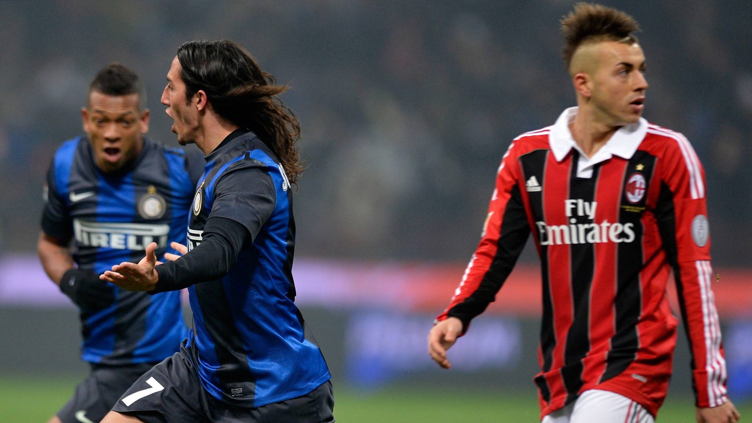 Un'immagine del Derby del 2013