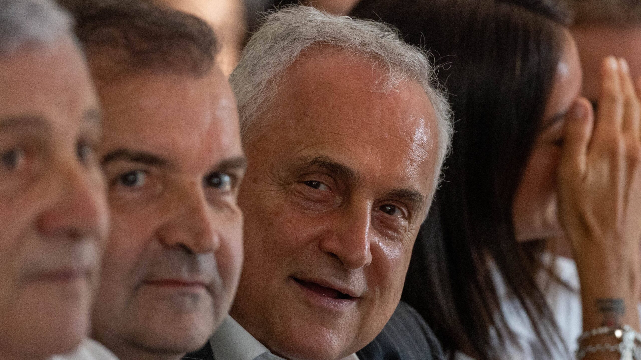 Il patron della Lazio Claudio Lotito