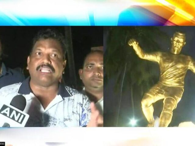 India statua a ronaldo