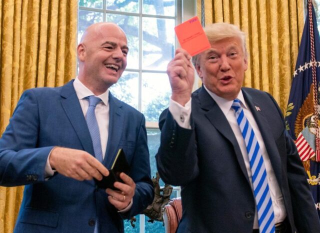 Infantino e trump