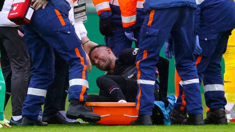 Infortunio neymar